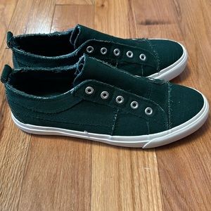Hunter, Green Corkys, a size 8
